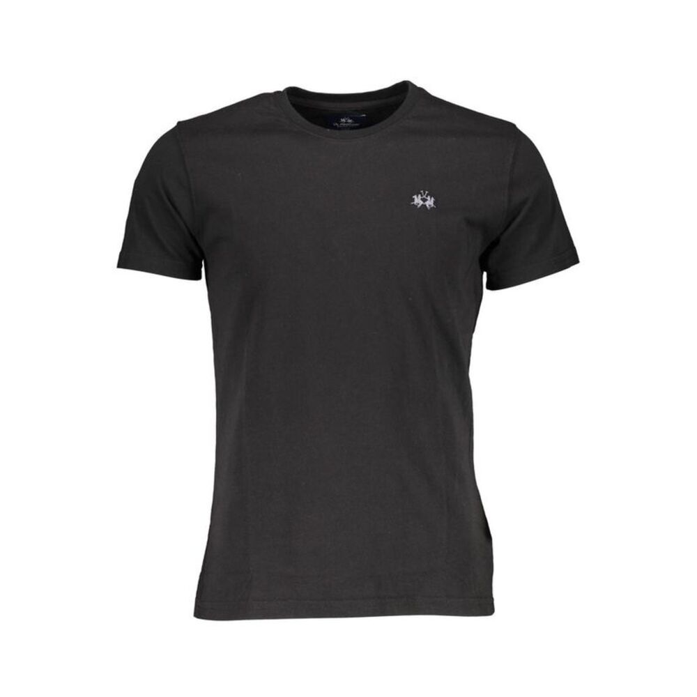 La Martina Black Cotton Men's Men's T-Shirt